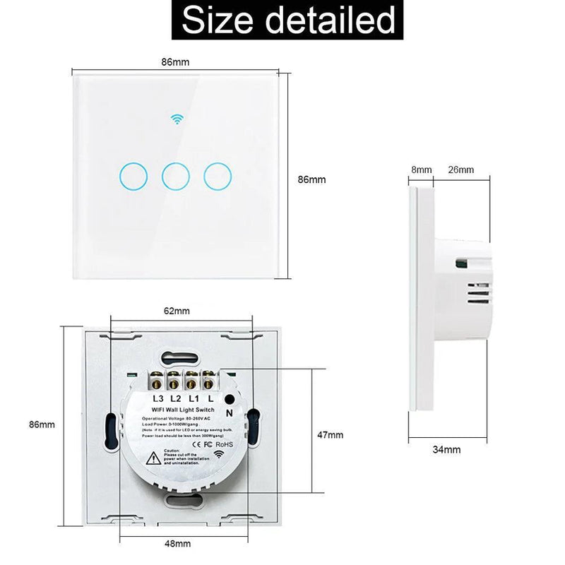 Interruptor Inteligente Touch AVATTO