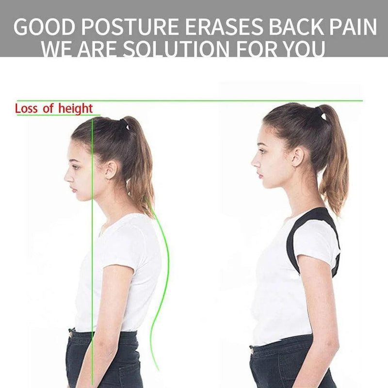 Corretor Postural Ajustável para Crianças – Suporte para Costas e Ombros